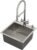 Мойка кухонная, Roxen Simple 560220-45 с ролл-матом и дозатором