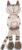 Мягкая игрушка, Maxitoys Luxury Slim Кот полосатик с сердцем / MT-MRT051503-33