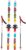 Комплект беговых лыж, STC Snowmatic Step K3