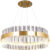 Потолочный светильник, Estares Sofia 100W R-APP-500×1000-Gold/Clear-220-IP20_Ч