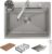Мойка кухонная со смесителем, Roxen Stage Plus 560250-60 многофункциональная 8 в 1