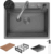 Мойка кухонная со смесителем, Roxen Stage Plus 560250-60B PVD многофункциональная 8 в 1