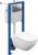 Унитаз подвесной с инсталляцией, Cersanit Street Fusion Vortex Dpl Eo 64578