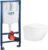 Унитаз подвесной с инсталляцией, Lauter Sulzdorf + GROHE Rapid SL 39504000
