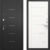 Входная дверь, Mastino T3 Trust Eco MP черный муар металлик/черный муар/белый ларче