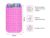 Коврик для ванной Perfecto Linea прямоугольный с пузырьками 66х37 см (розовый)