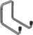 Крюк настенный, Domax тип U H2U 160 / 582311