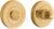Фиксатор дверной защелки, Oro & Oro WC 30WC-17E (gp)