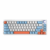Проводная клавиатура Cyberlynx ZA68 White Blue Orange (TNT Yellow)