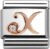 Звено для браслета, NominatioN Буква X 430310/24