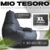 Бескаркасное кресло, Mio Tesoro Груша XL / GF-110×80-GR