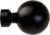 Наконечник для карниза, Lm Decor YF059 Шар большой 19мм